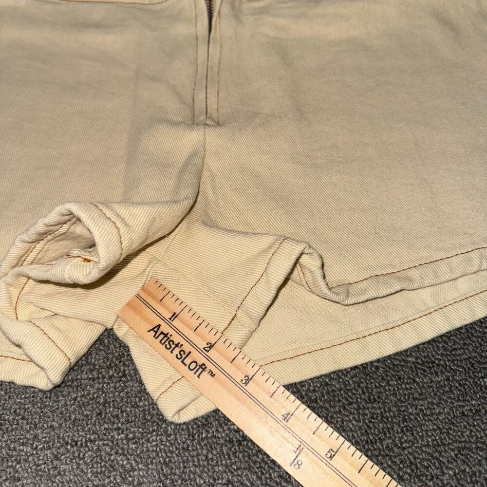 NWT LIONESS Countryside Skort Ecru Soft Yellow Women's 8 Large Low Rise Coquette - Picture 8 of 11
